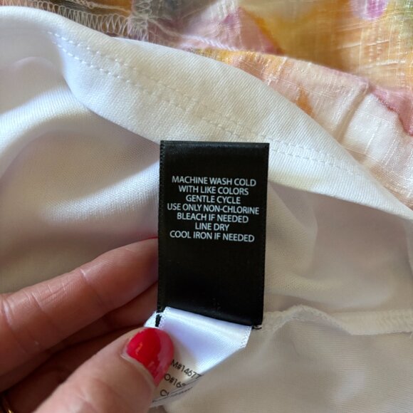 Torrid Multi Watercolor Tie-Dye Skirt with High-Low Hem and Pockets Size 1X - Picture 5 of 10